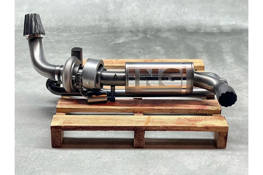 Pandora RC 1/10 RWB Rotana Muffler Set image 3