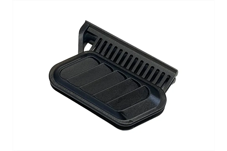 A black plastic Pandora RC Type A bonnet duct accessory for 1/10 scale RC car bodies, shown against a white background.