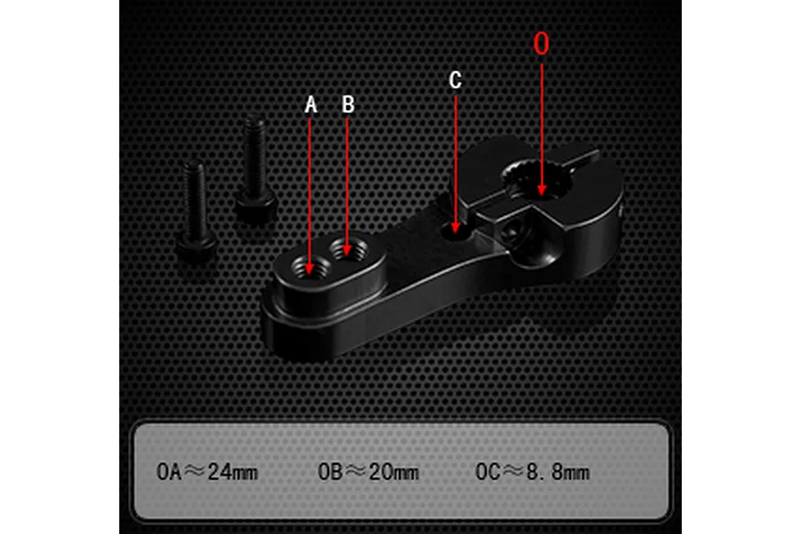 Power HD Black Aluminium 25T Servo Horn image 144259