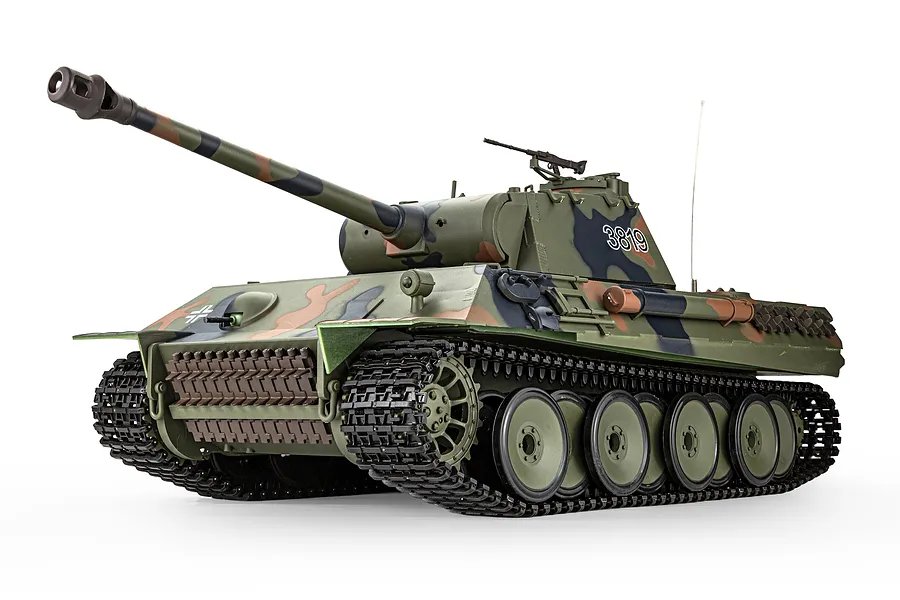 Heng Long German Panther RC Tank Electric Tracked 1/16 Scale RTR image 144291