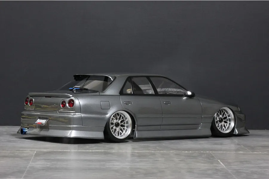 Pandora RC 1/10 Nissan Skyline ER34 4 Door Unpainted Body Shell - Clear image 4
