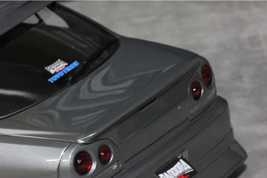 Pandora RC 1/10 Nissan Skyline ER34 4 Door Unpainted Body Shell - Clear image 13