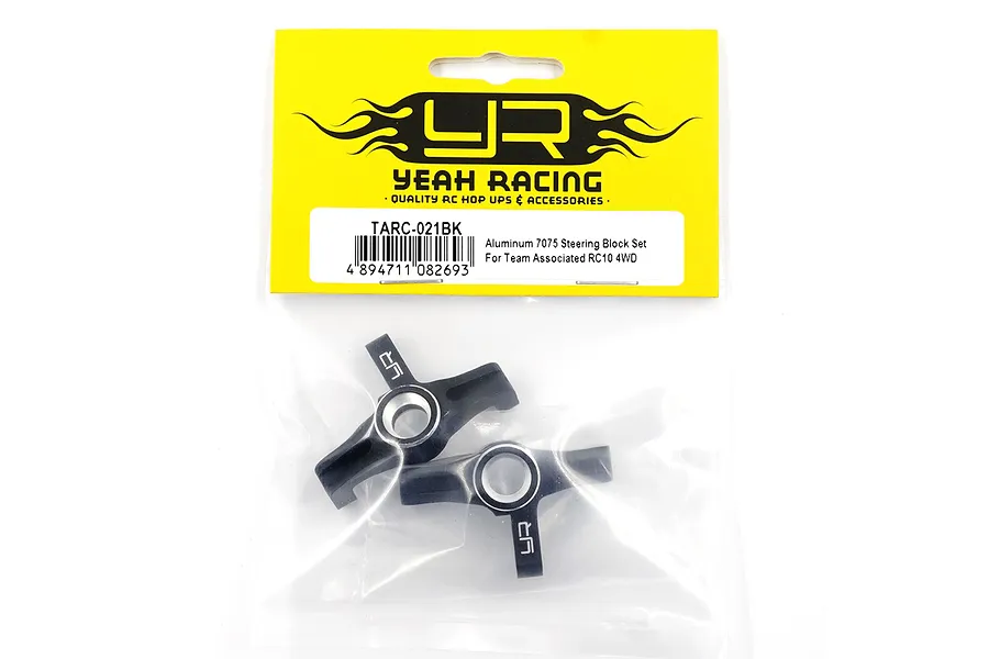 Yeah Racing Aluminium Hub Carriers (C-Hubs) 2Pcs - Black image 5