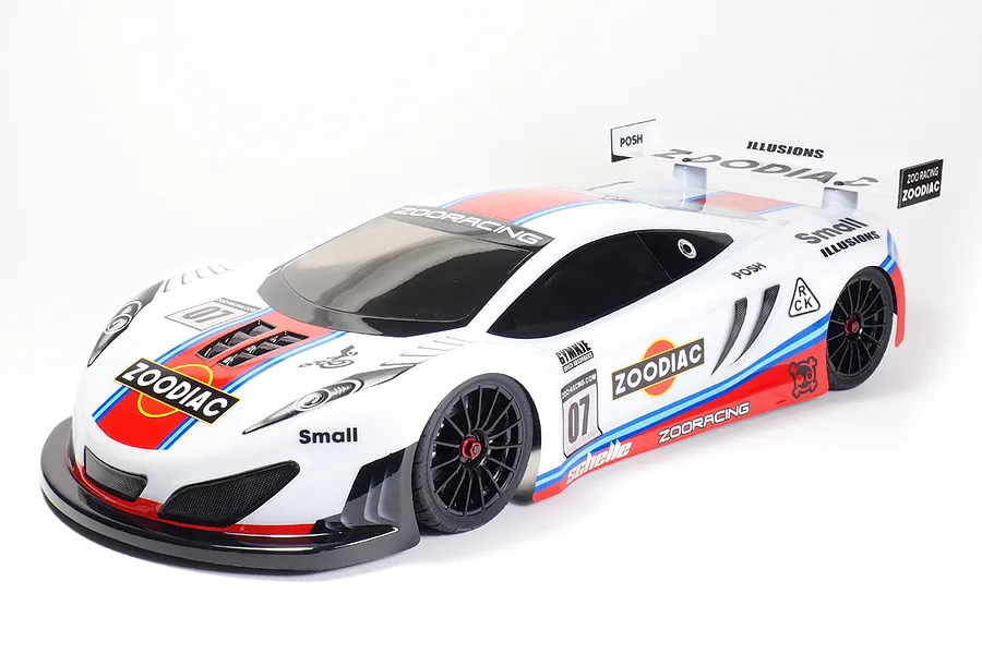ZooRacing 1/10 Zoodiac GT Unpainted Body Shell - Clear image 144493