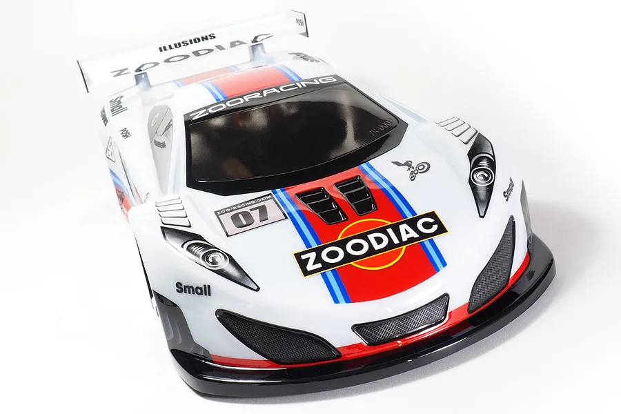 ZooRacing 1/10 Zoodiac GT Unpainted Body Shell - Clear image 144497