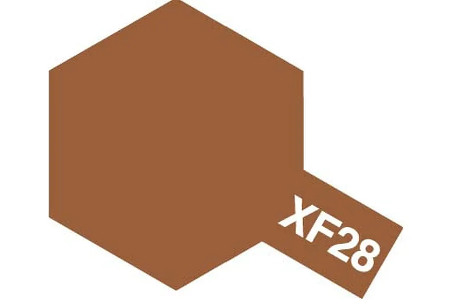 Tamiya XF-28 Dark Copper Enamel Paint 10ml image 144580