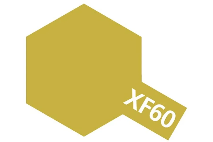 Tamiya XF-60 Dark Yellow Enamel Paint 10ml image 144592
