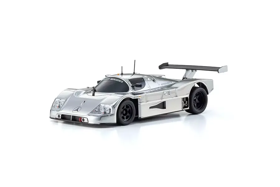 Kyosho Mini-Z MR-04 Sauber Mercedes C9 Group C RC Car Electric RWD RTR - Chrome Silver image 144652