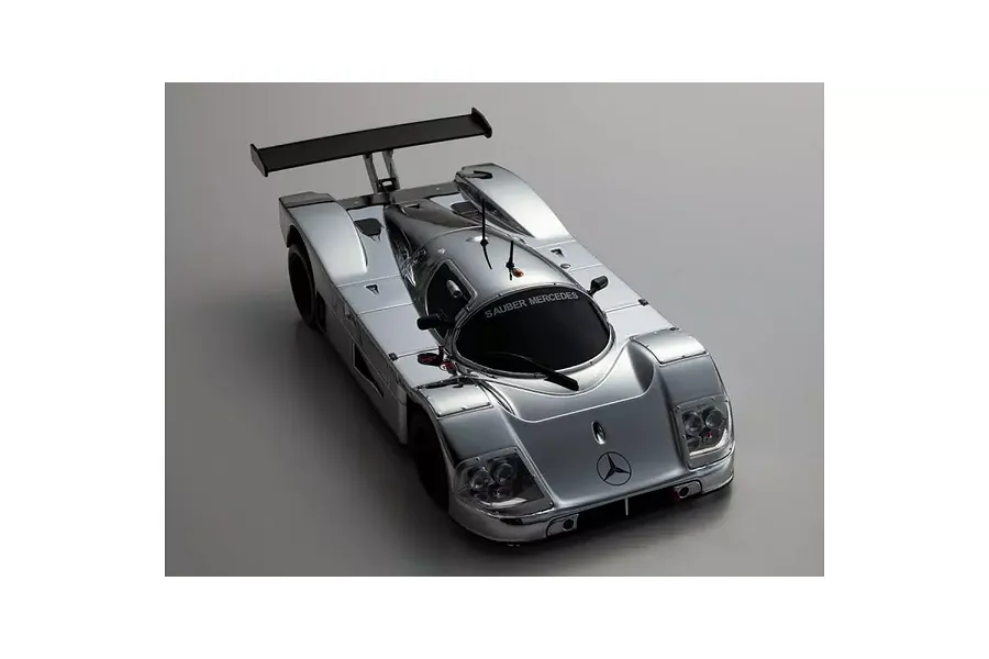 Kyosho Mini-Z MR-04 Sauber Mercedes C9 Group C RC Car Electric RWD RTR - Chrome Silver image 144655