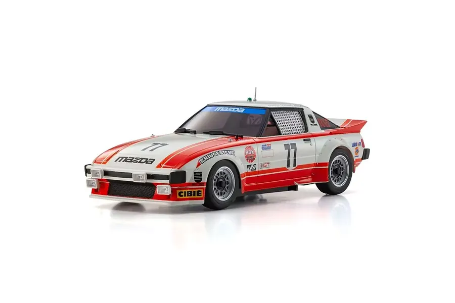 Kyosho Mini-Z MR-04 Mazda Savanna RX-7 (SA22C) RC Car Electric RWD RTR - 1997 Daytona No.77 image 144666