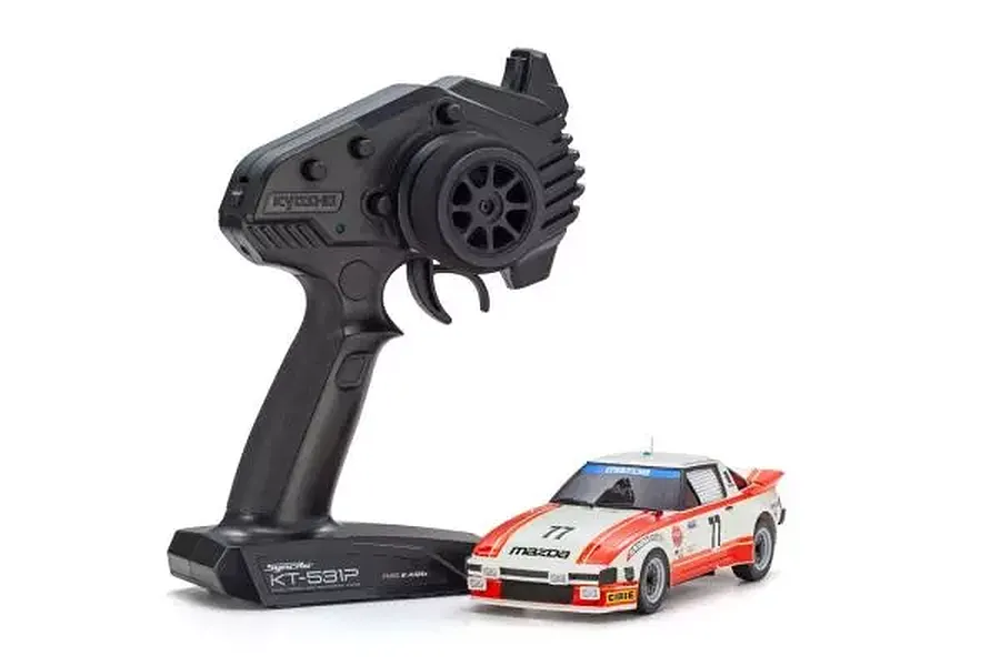 Kyosho Mini-Z MR-04 Mazda Savanna RX-7 (SA22C) RC Car Electric RWD RTR - 1997 Daytona No.77 image 144668