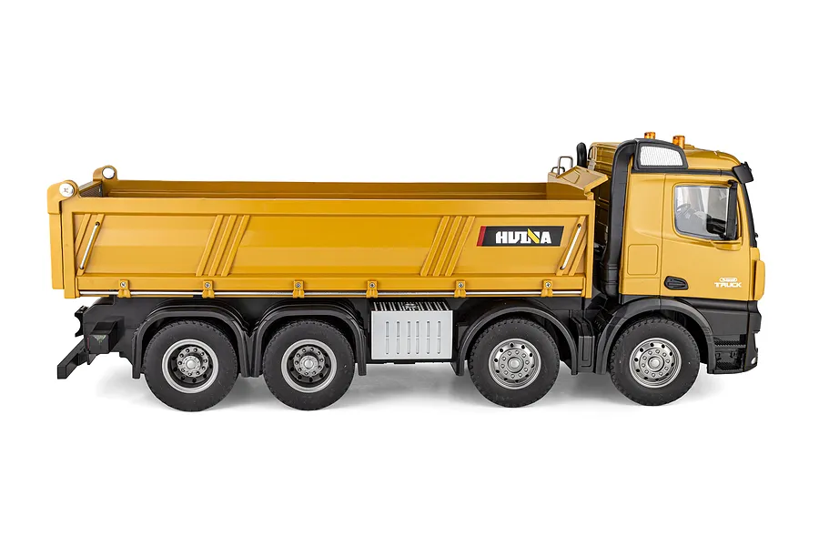HuiNa 1536 RC Dump Truck Electric 4WD 1/14 Scale RTR - Yellow image 144748
