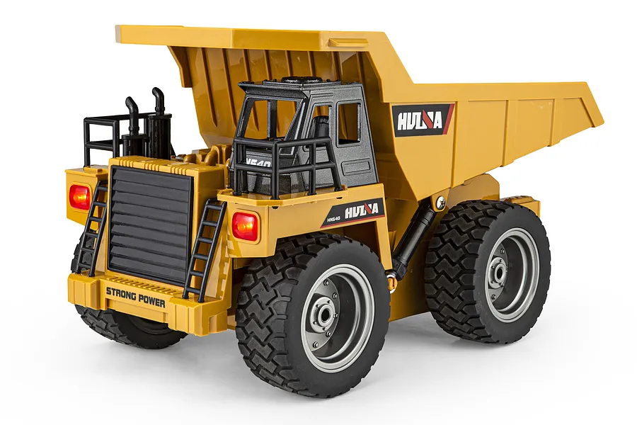 HuiNa 1534 Dump Truck RC Construction Vehicle Electric 4WD 1/18 Scale RTR - Yellow image 144793