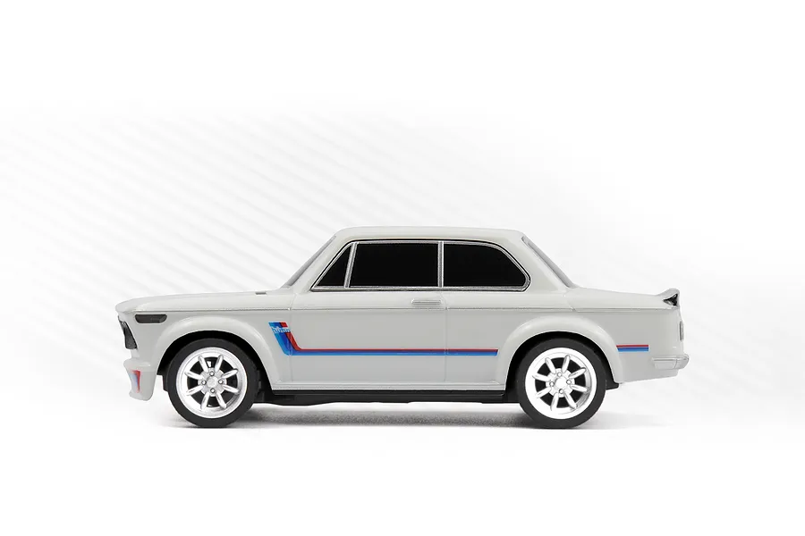 HPI Nano-TTR BMW 2002 Turbo RC Car Electric RWD 1/64 Scale RTR - White image 145092