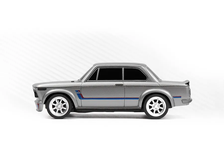 HPI Nano-TTR BMW 2002 Turbo RC Car Electric RWD 1/64 Scale RTR - Silver image 145104