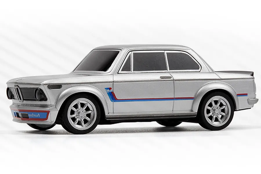 HPI Nano-TTR BMW 2002 Turbo RC Car Electric RWD 1/64 Scale RTR - Silver image 145114