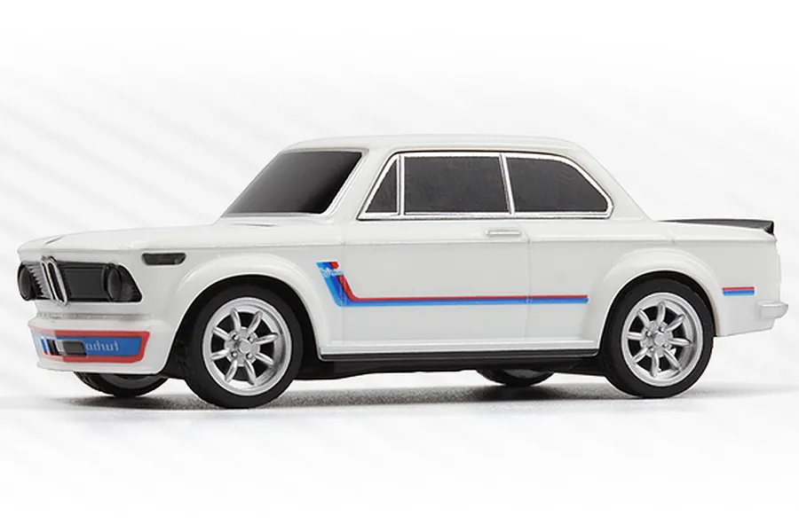 HPI Nano-TTR BMW 2002 Turbo RC Car Electric RWD 1/64 Scale RTR - White image 145121