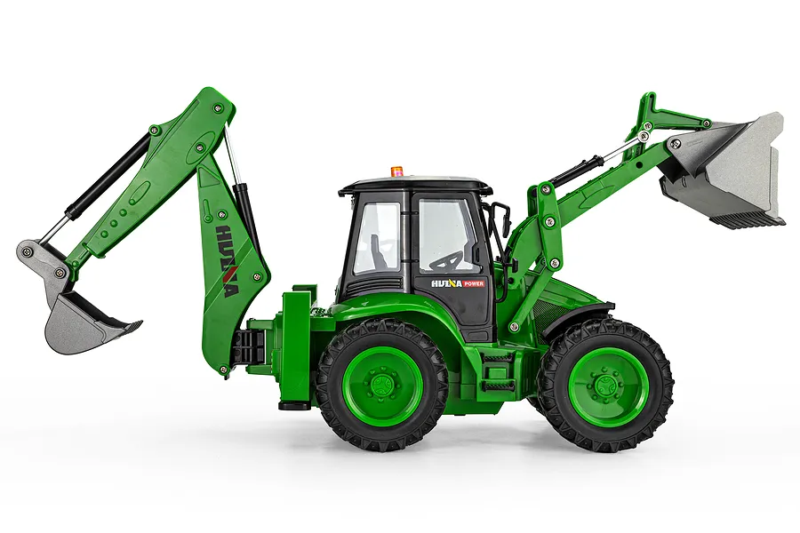 HuiNa 1579 RC Tractor Electric 2WD 1/14 Scale RTR - Green image 145135