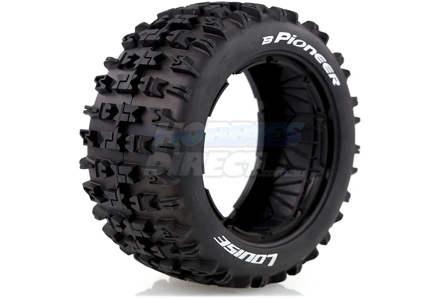 Louise 4.7/5.5&amp;quot; Baja 5B Rear B-Pioneer Tyres w/ Foam Inserts 2Pcs image 14528