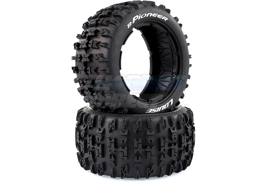 Louise 4.7/5.5&amp;quot; Baja 5B Rear B-Pioneer Tyres w/ Foam Inserts 2Pcs image 14530