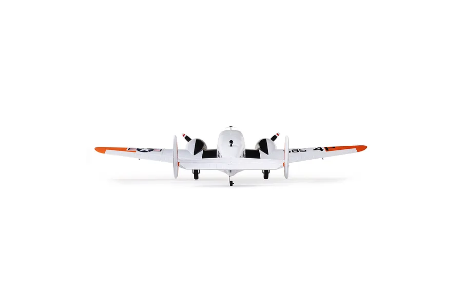 E-Flite RC Plane Beechcraft D18/RC-45J 1.5m Trainer BNF Basic with AS3X+ and Safe Select Technology image 145639