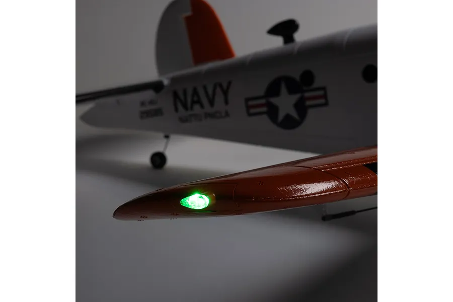 E-Flite RC Plane Beechcraft D18/RC-45J 1.5m Trainer BNF Basic with AS3X+ and Safe Select Technology image 145642