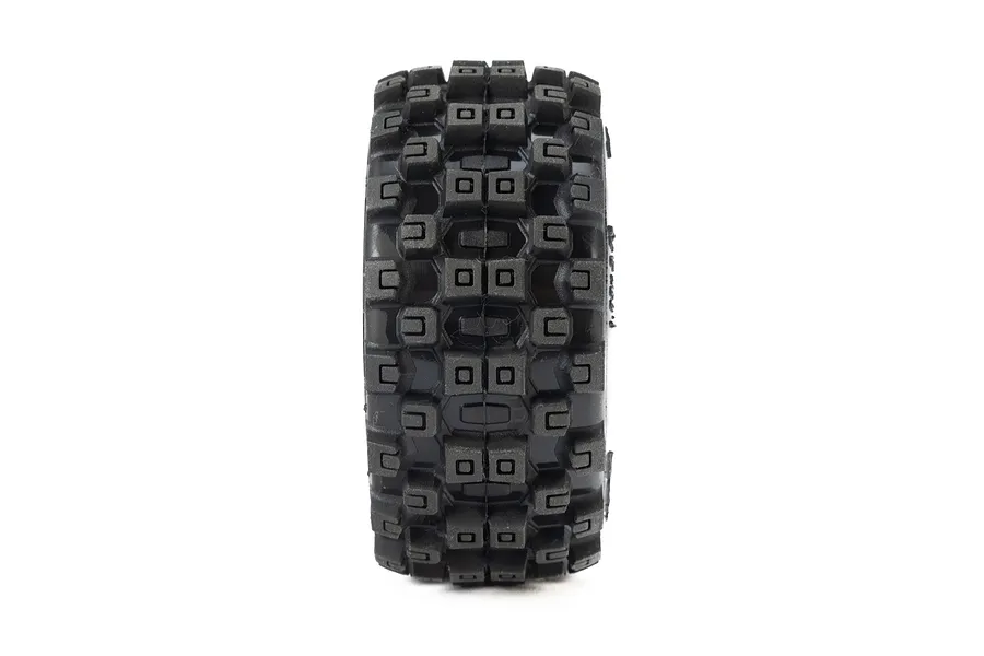 Pro-Line 1/16 Badlands MX Front &amp;amp; Rear Tyres on Black Split Six Rims - Glued Wheels 4Pcs image 3
