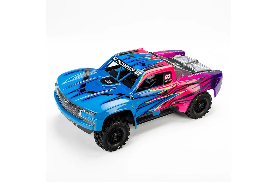 Pro-Line 1/16 Badlands MX Front &amp;amp; Rear Tyres on Black Split Six Rims - Glued Wheels 4Pcs image 6