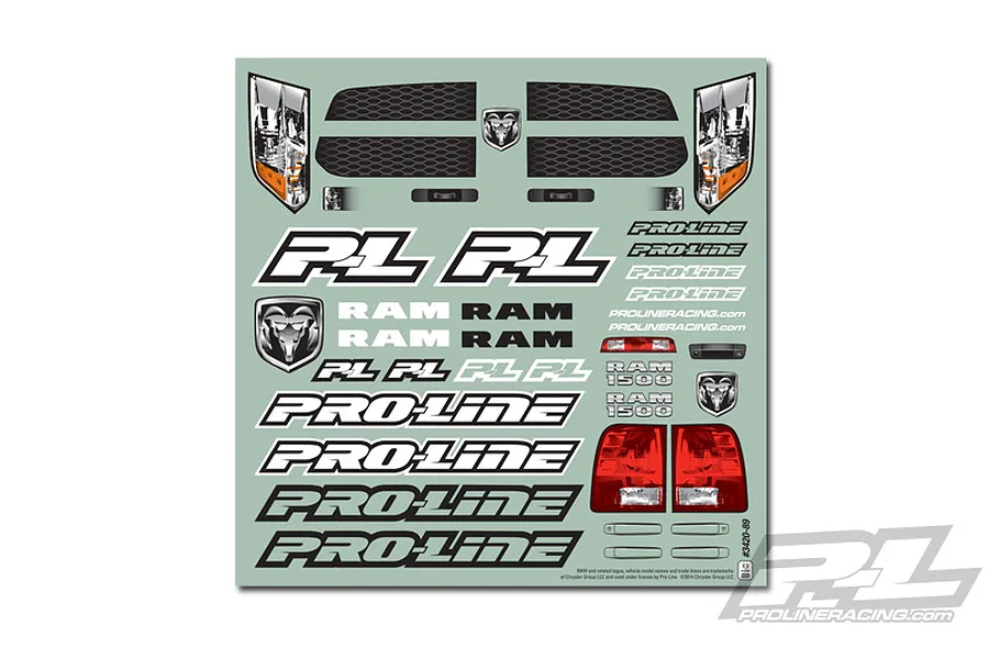 Pro-Line 1/10 2013 1500 Ram Unpainted Body Shell image 14584