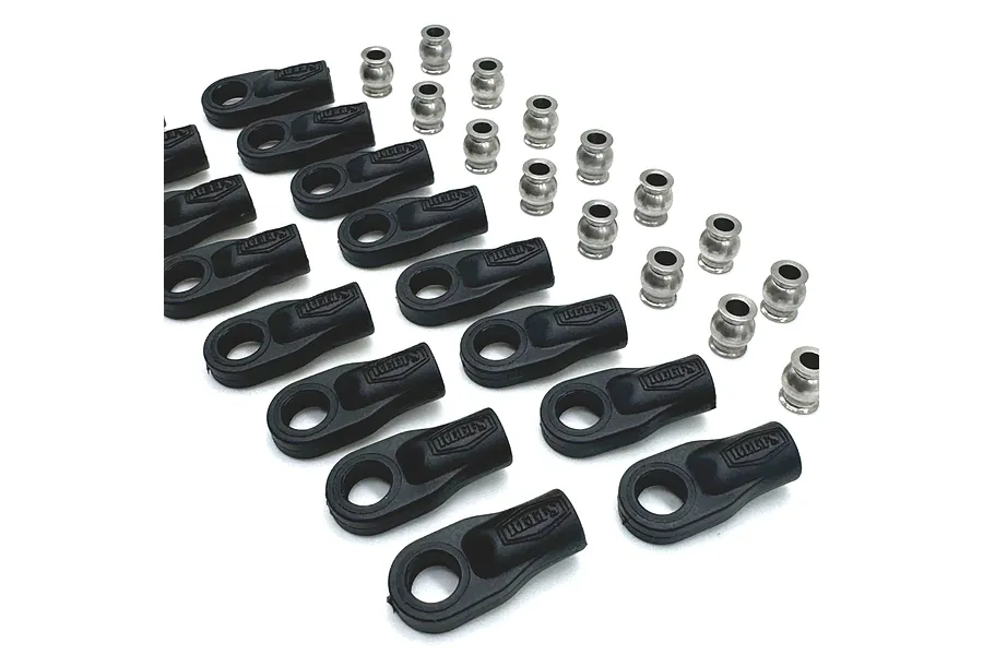 Reefs RC Rod Ends and Stainless Steel Pivot Balls 16Pcs image 145941