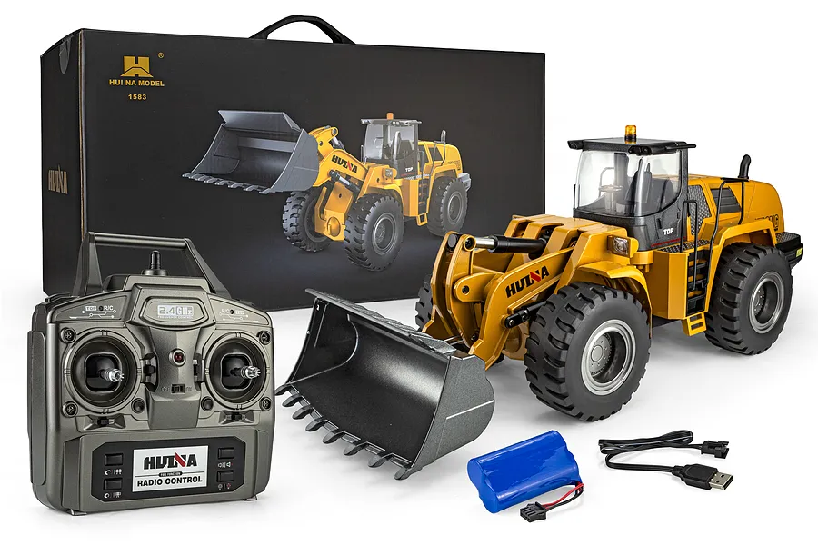 Huina 1583 RC Front End Loader Electric 2WD 1/14 Scale RTR image 146040