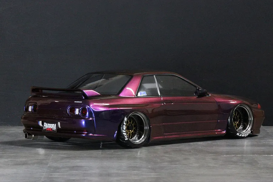Pandora RC 1/10 BNR32 Skyline GT-R R32 Unpainted Body Shell - Clear image 2