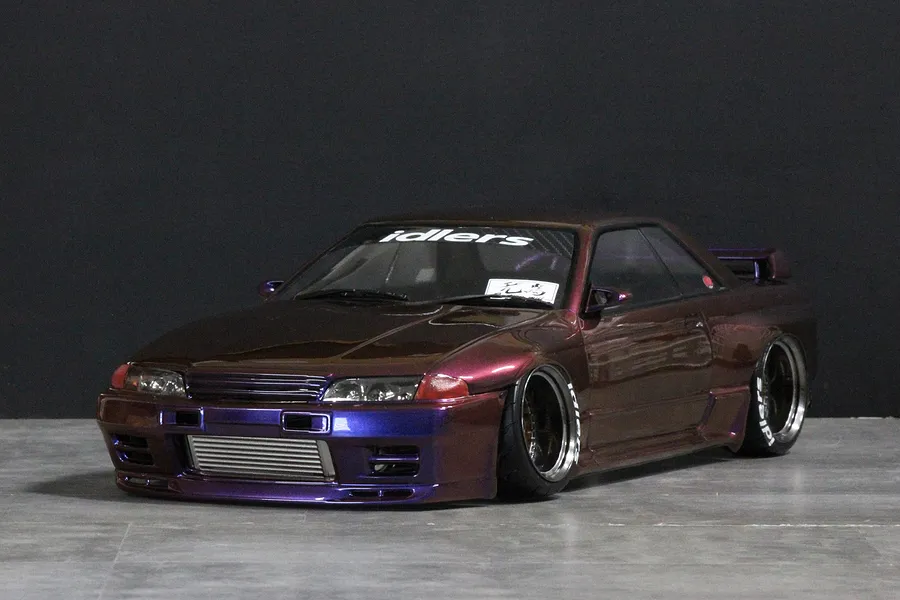 Pandora RC 1/10 BNR32 Skyline GT-R R32 Unpainted Body Shell - Clear image 4