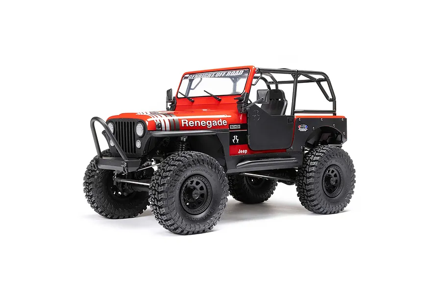 Axial SCX10 III Jeep CJ-7 V2 RC Rock Crawler Electric 4WD 1/10 Scale RTR - Red image 146139