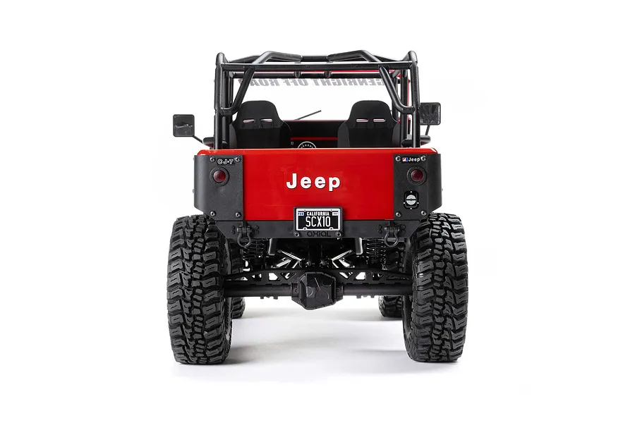 Axial SCX10 III Jeep CJ-7 V2 RC Rock Crawler Electric 4WD 1/10 Scale RTR - Red image 146145