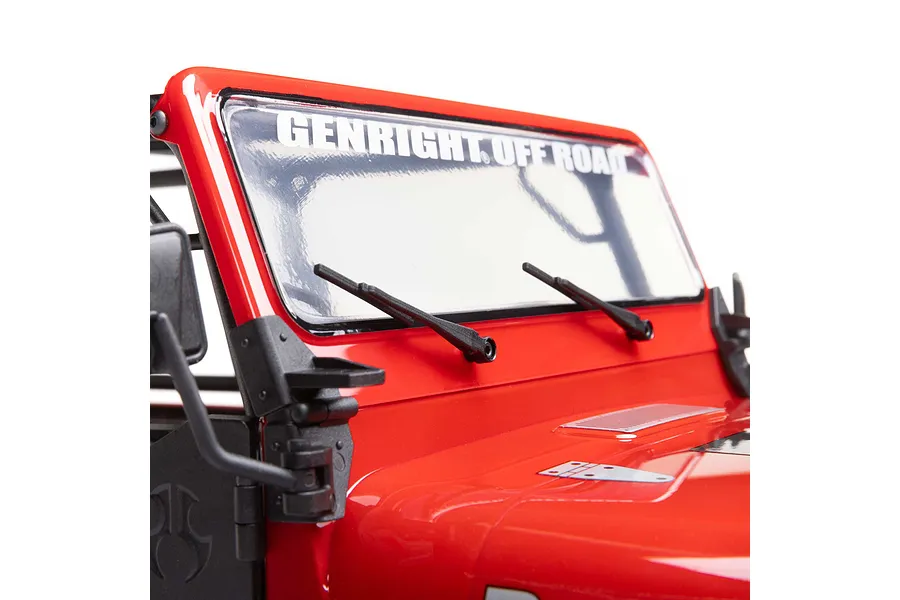 Axial SCX10 III Jeep CJ-7 V2 RC Rock Crawler Electric 4WD 1/10 Scale RTR - Red image 146152