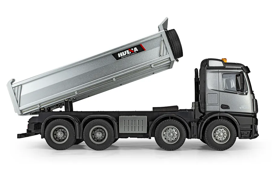 Huina 1536-Pro RC Dump Truck Electric 4WD 1/14 Scale RTR - Grey image 146208
