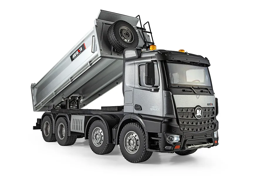 Huina 1536-Pro RC Dump Truck Electric 4WD 1/14 Scale RTR - Grey image 146209