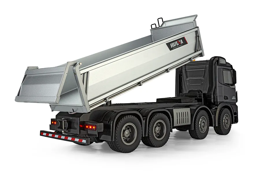 Huina 1536-Pro RC Dump Truck Electric 4WD 1/14 Scale RTR - Grey image 146210