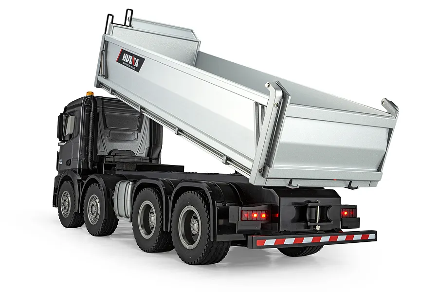 Huina 1536-Pro RC Dump Truck Electric 4WD 1/14 Scale RTR - Grey image 146213