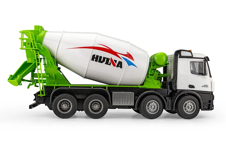 1x HuiNa 1537 RC Cement Mixer Truck Electric 4WD 1/14 Scale RTR image 146240