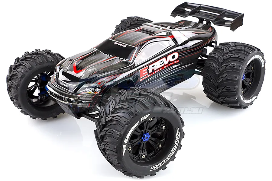 Louise 3.8&amp;quot; MT-Cyclone Tyres on Black Rims - Glued Wheels 2Pcs image 14641