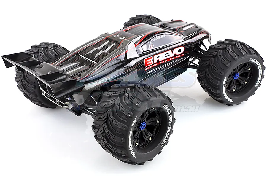 Louise 3.8&amp;quot; MT-Cyclone Tyres on Black Rims - Glued Wheels 2Pcs image 14643