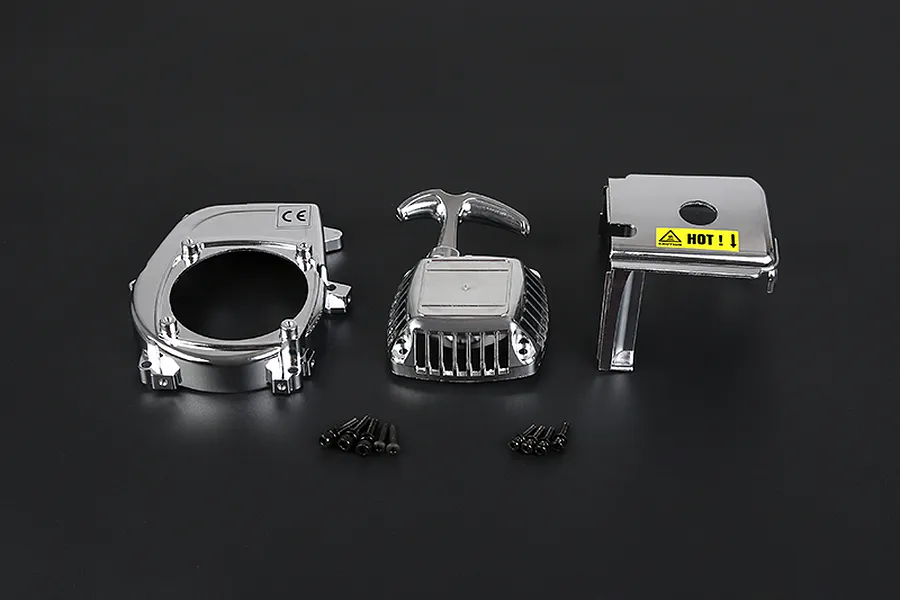 Rovan R320/R360 Chrome Pull Start, Engine and Head Cover image 146460