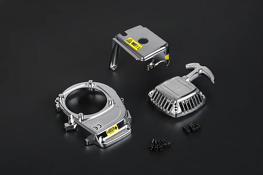 Rovan R320/R360 Chrome Pull Start, Engine and Head Cover image 146461