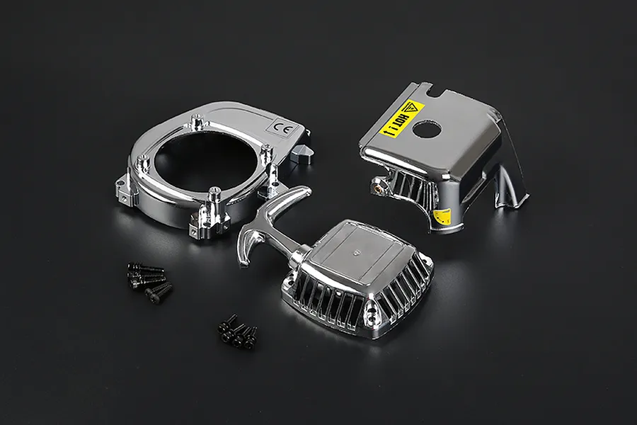 Rovan R320/R360 Chrome Pull Start, Engine and Head Cover image 146462