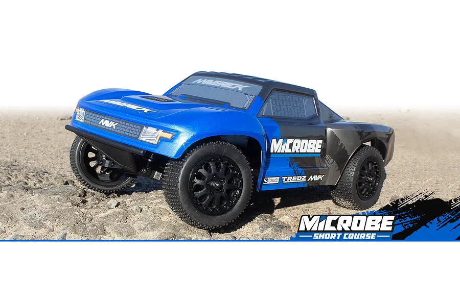 Maverick MiCROBE SC RC Short Course Truck Electric 2WD 1/24 Scale RTR - Blue image 146499