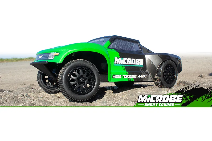 Maverick MiCROBE SC RC Short Course Truck Electric 2WD 1/24 Scale RTR - Green image 146502