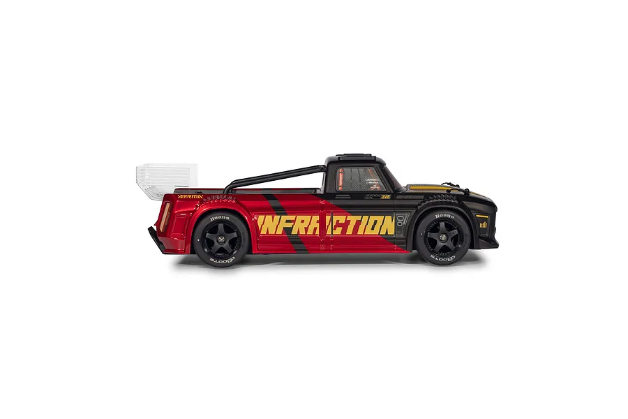 ARRMA Infraction 223S RC Drift Truck Electric Brushless 4WD 1/8 Scale RTR -  Black image 146692