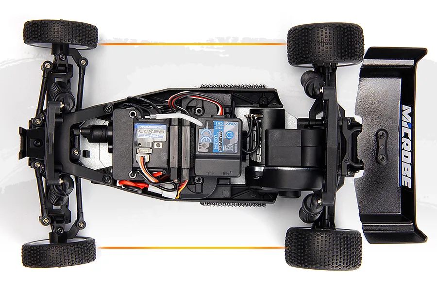 Maverick MiCROBE Flux RC Buggy Electric Brushless 2WD 1/24 Scale RTR - Yellow image 146769